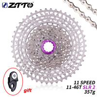 ZTTO MTB Ultralight 11 Speed 11-46T Cassette 11S 46T Freewheel 11V K7 HG Hub Compatible Mountain Bike Sprocket For m8000 m9000