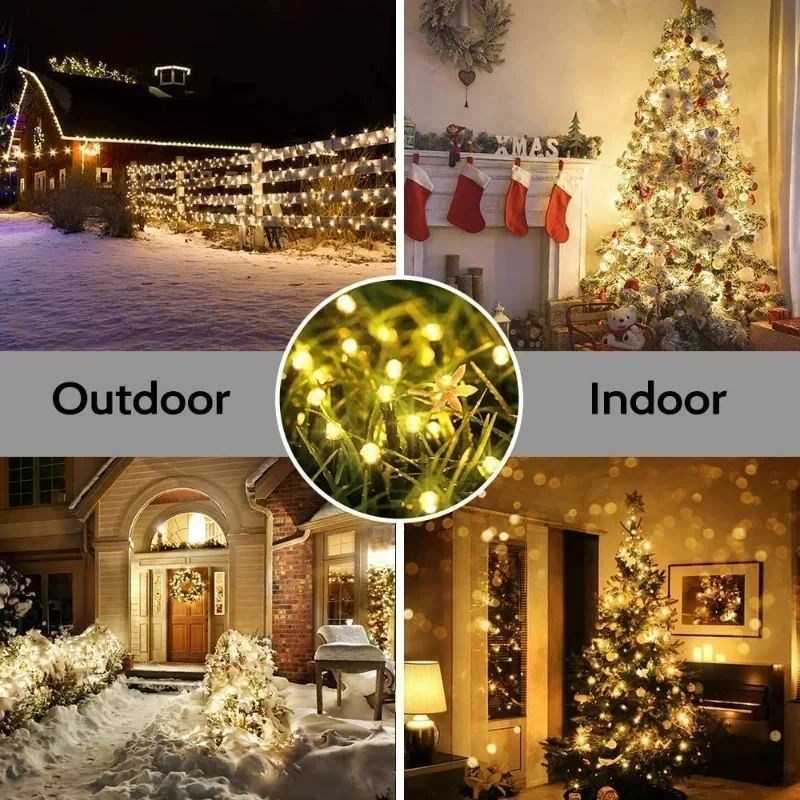 Outdoor Solar Light String LED Christmas Decoration,light String Solar Fairy Light Garden Christmas Decoration Light - view 6