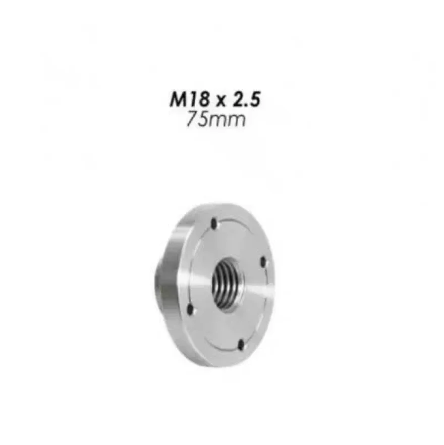 Woodworking lathe panel steel panel flange to fix large objects on the outside of the woodworking lathe faceplate
