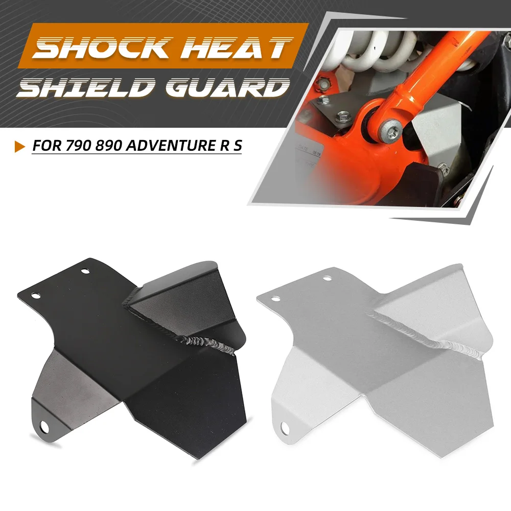 

For 790 890 Adventure ADV R S 790ADV 790S 2018 -2021 2022 2023 2024 Rear Shock Heat Shield Guard Exhaust Pipe Protection Cover