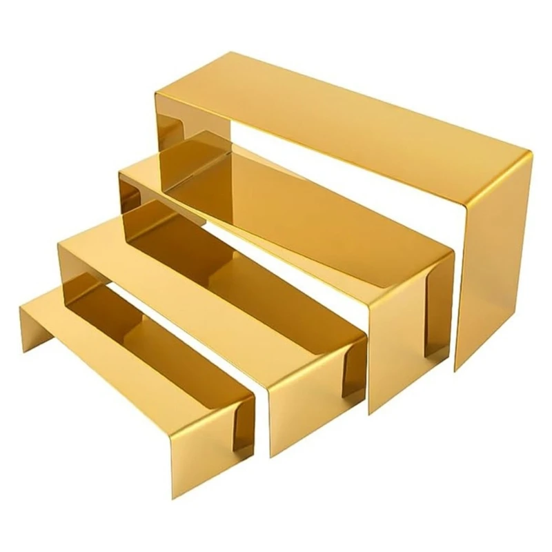 Arbeitsplatten-Riser-Präsentationsständer, Edelstahl-Display-Riser, Produkt-Requisiten, Vitrinenständer für die Präsentation von