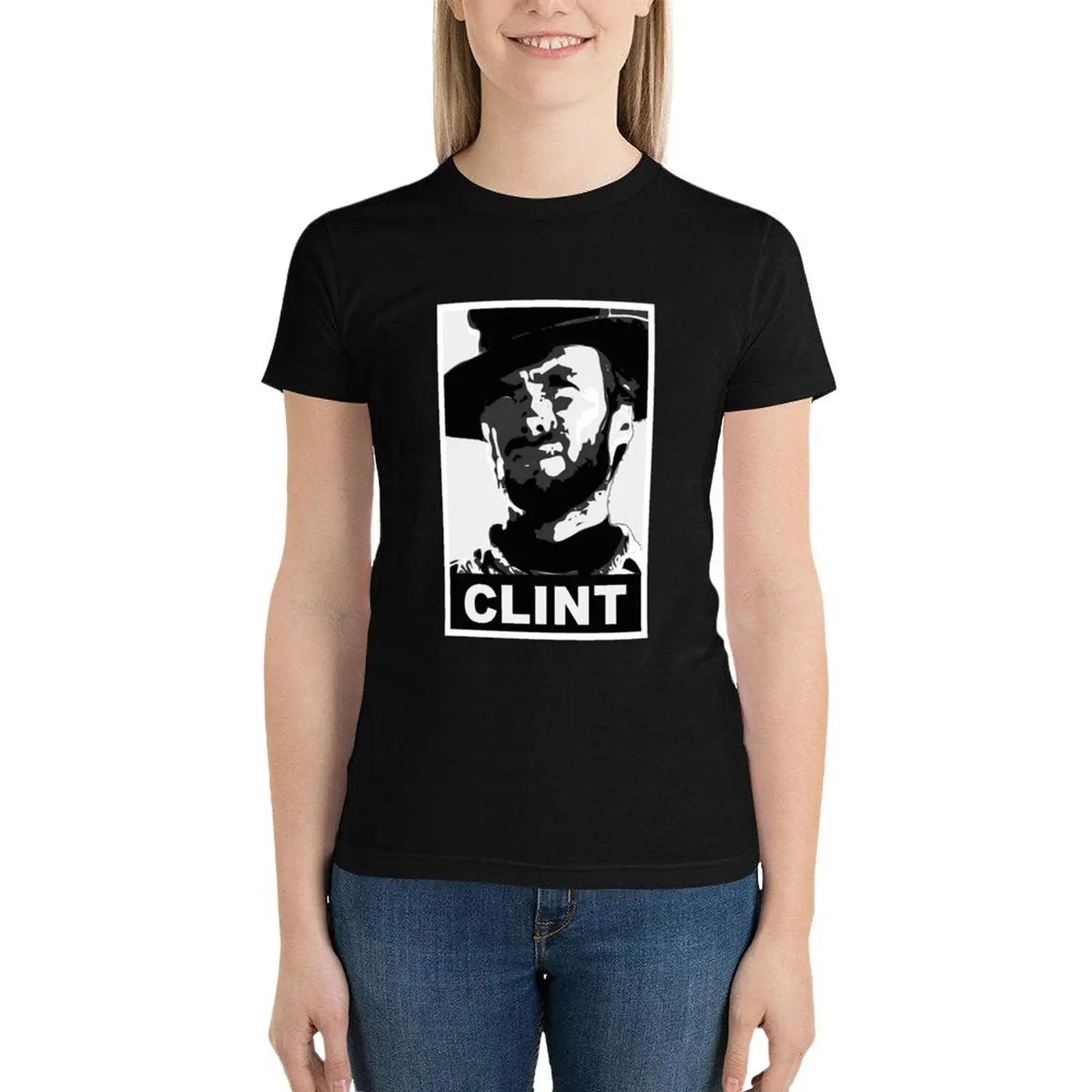 For Men Women Clint Conservative Edition Retro Vintage T-Shirt quick drying blanks Female clothing tshirts woman