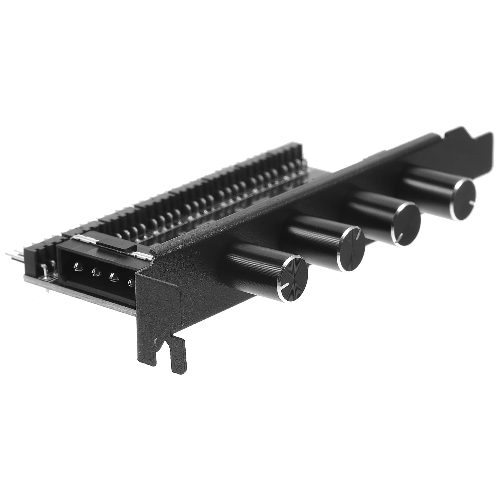 

Fan Controller Pc Cooling Adjustable Speed Control For Pc Case Splitter 4-Pin Quiet Multiple Fan Hub Splitter Notebook