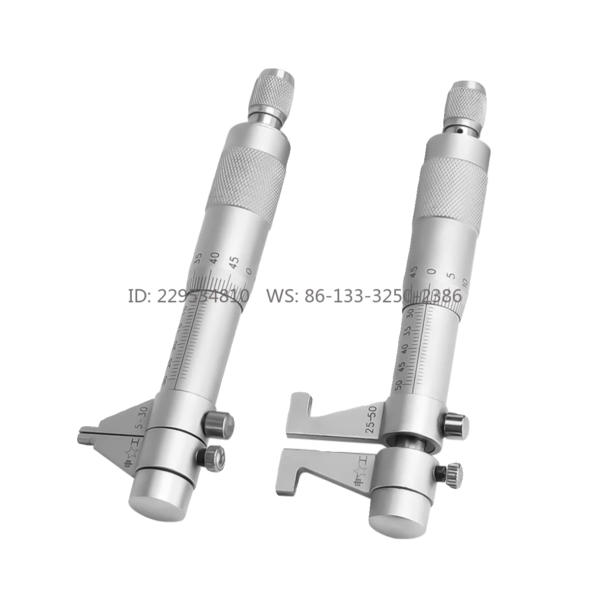 High precision internal measuring micrometer 5-30/25 -50 inner hole micrometer alloy measuring inner hole inner groove 50-75MM
