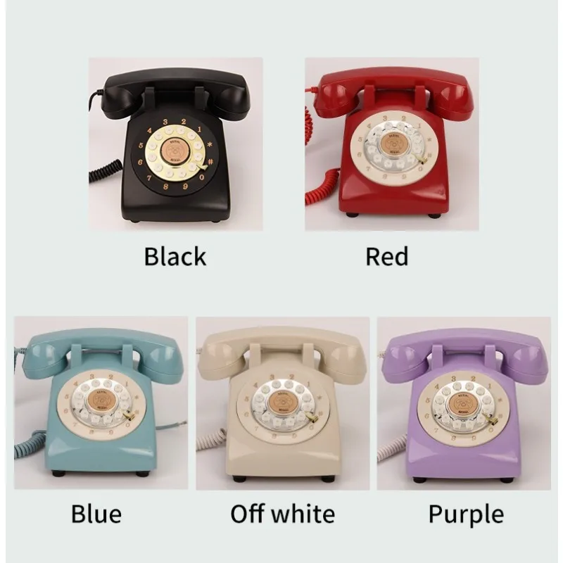 European Retro Wedding Audio Guest Book Birthday Party Voice Greeting Message Decoration Telephone Automatic Home Use