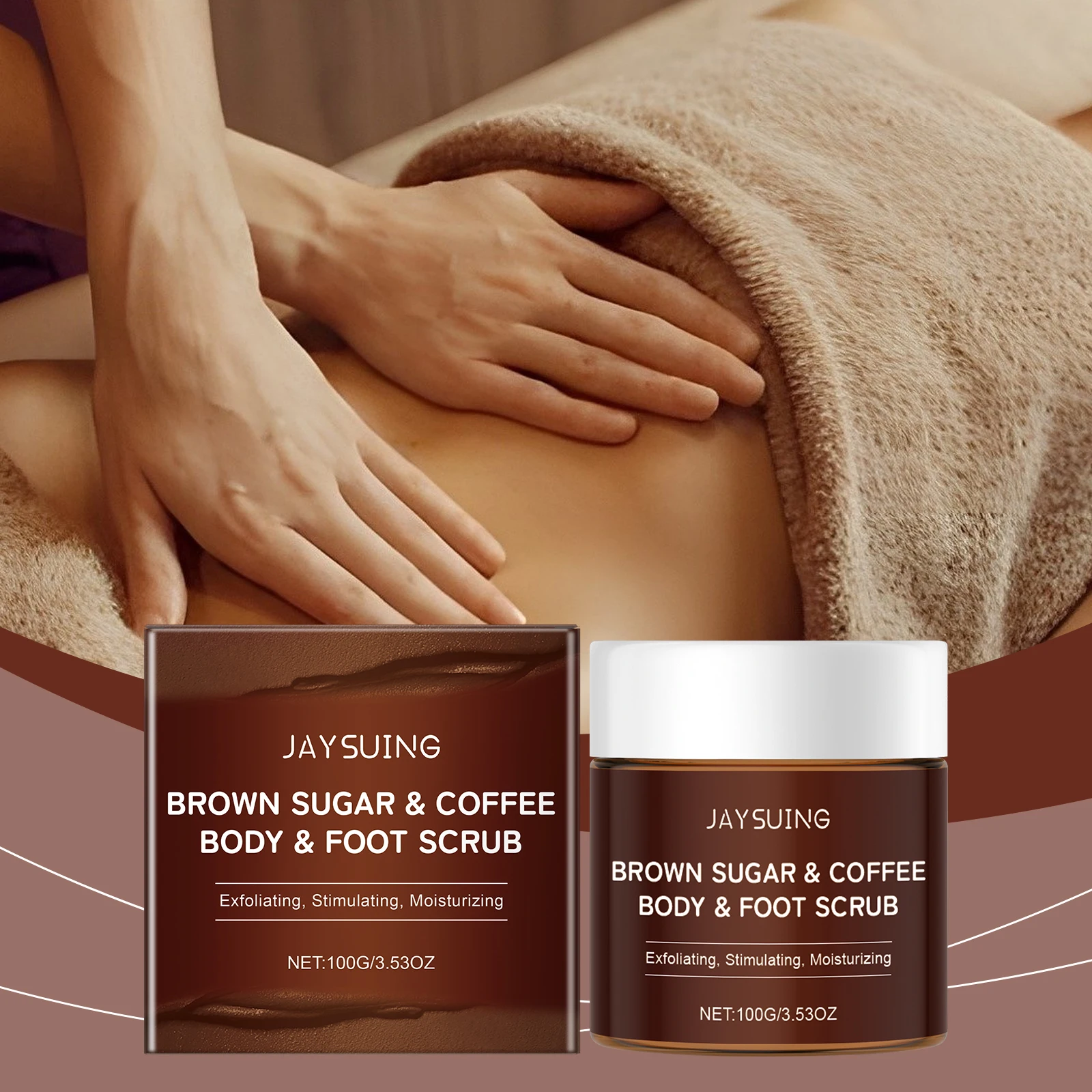 Coffee Body Scrub Exfoliating Moisturize Face Hand Foot Deep Cleasing Smooth Nourish Remove Dead Skin Dead Sea Salt Shower Scrub