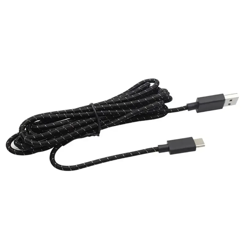 Línea de carga rápida para controlador, Cable de carga USB tipo C, transmisión de datos para NS Switch Pro, compatible con XBOX One Elite 2