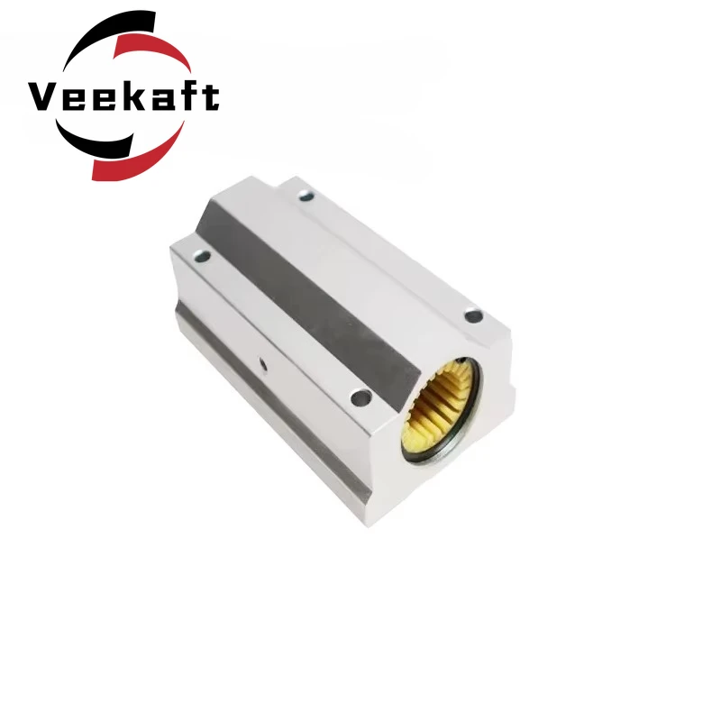 1PC Engineering Plastic All Plastic Sliding Bearing Seat SC8LQS SC10LQS SC12LQS SC16LQS SC20LQS SC25LQS SC30LQS for CNC Parts