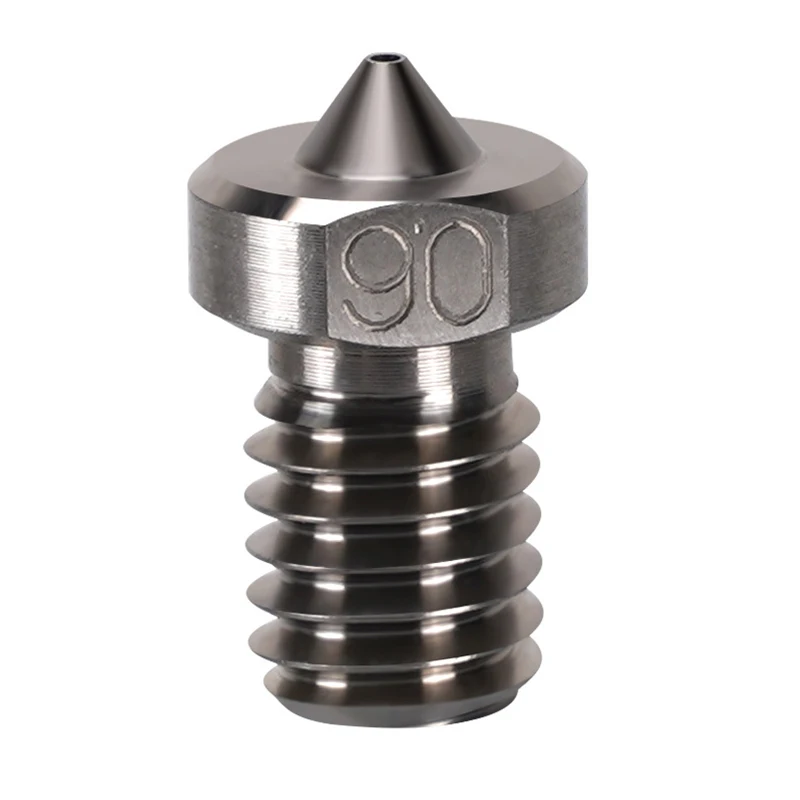 E3D Nozzles TC4 Titanium alloy High Strength 3D Printer Parts V5 V6 Filament 1.75mm Ender 3 CR10s M6 Threaded 3D Printer Nozzle