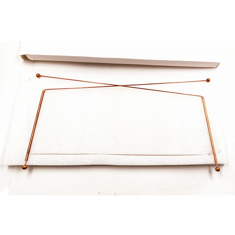 Copper Dowsing Rods - 99.9% Pure Copper 2PCS Divining Rods - for Ghost Hunting Tools, Divining Water, Treasure, Buried Items Etc