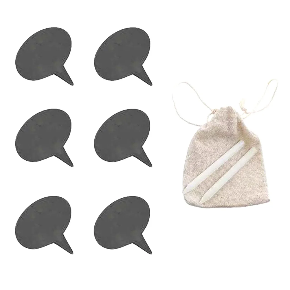 

Lovely Cheese Labels Set with Bag Stylish Cake Topper for Birthday Party Dessert Decoration Unique Gourmet Gift Idea