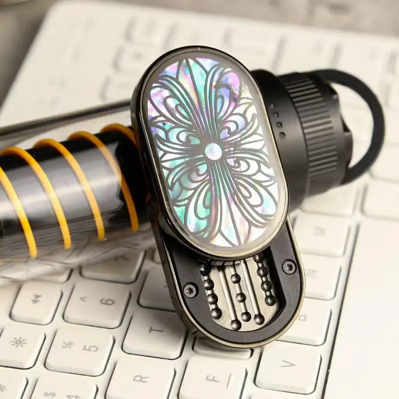 fidget-silder-mother-of-pearl-inlay-stress-relief-toy-crystal-sealed-metal-fingertip-decompression-toy-fidget-toys-adults-gifts