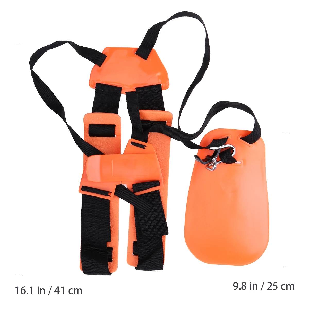 

Grass Trimmer Shoulder Strap Harness Brush Pruner Padded Belt Double Suspenders Adjustable Clamps Long Lasting