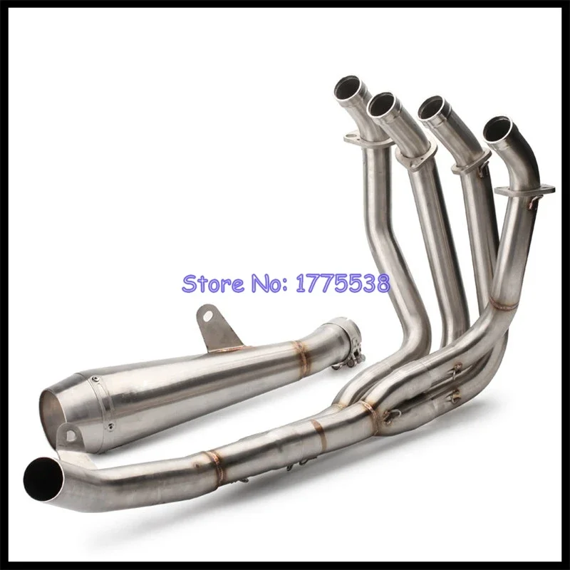 For Kawasaki Z900RS/cafe 2018-2023 Motorcycle Exhaust Full System Manifold Header Tube Front Link Pipe with Muffler Exhaust Pot