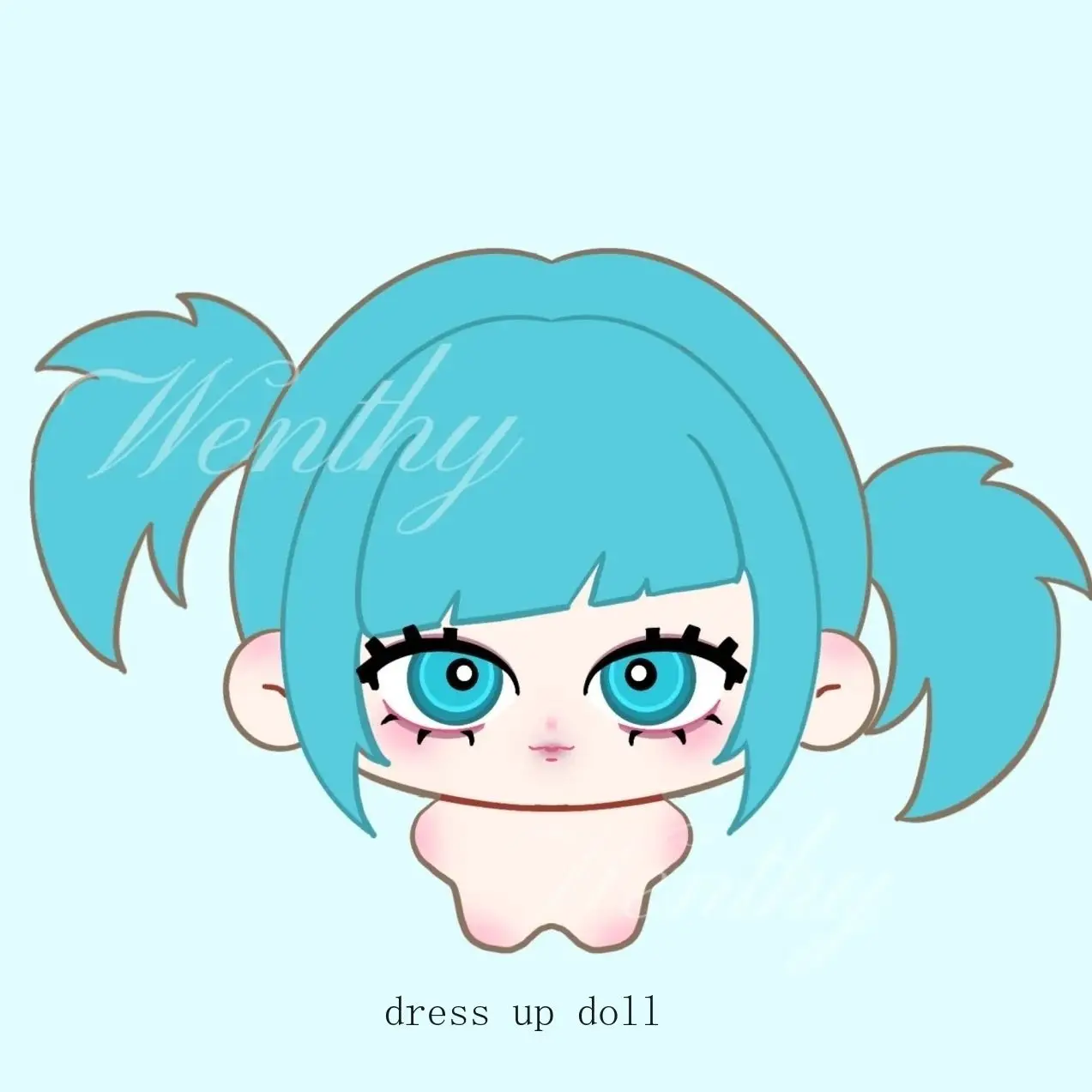 10 سنتيمتر أنيمي لطيف لولي فتاة الدمى أفخم القطن دمية قلادة لطيف نجم البحر الجسم دانغو لعبة تأثيري المفاتيح هدية