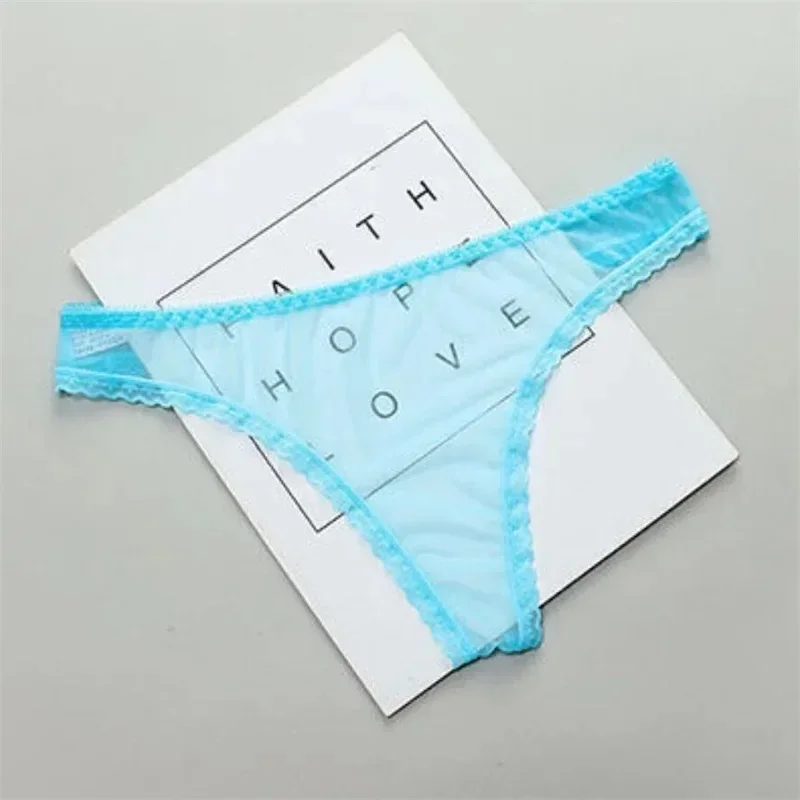 Sexy Transparente Tanga Höschen Frauen Spitze Durchsichtig Schritt Mesh Unten Sexy Nahtlose Low-rise T-hosen Unterwäsche