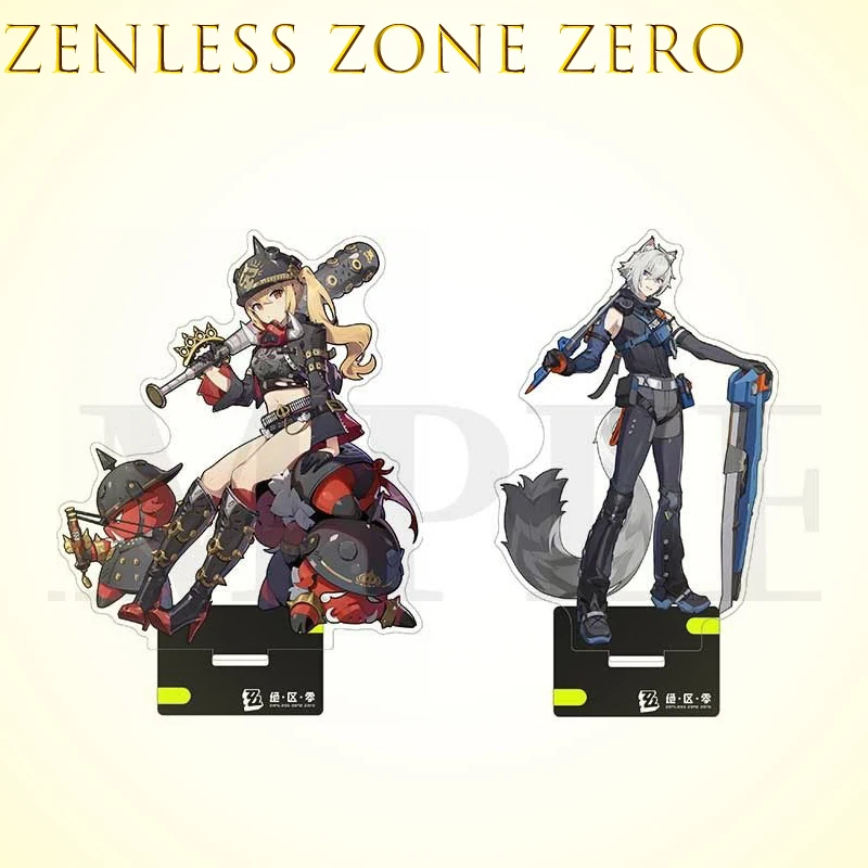 

‌ Новая горячая игра Zenless Zone Zero Николь Демара Билли Kid Von Lycaon акриловая подставка модель тарелка брелок настольный декор коллекция подарок