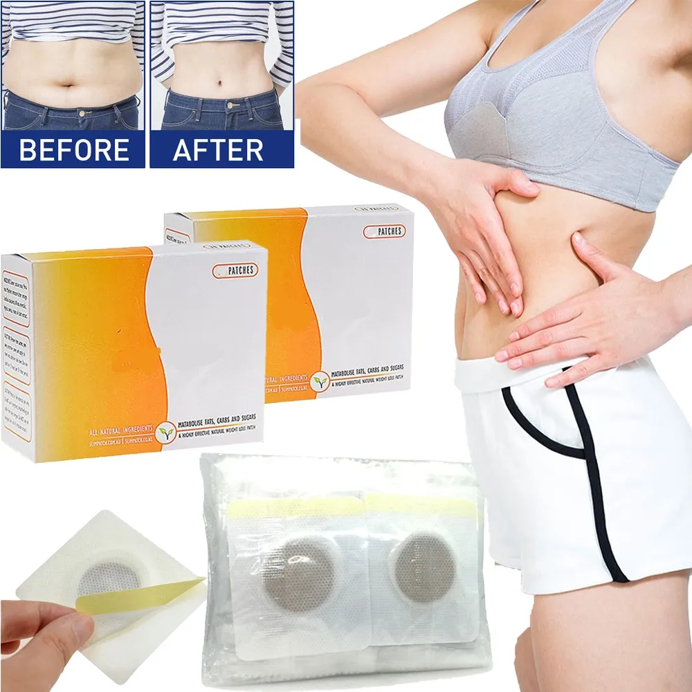 

100% Original Slimming Slim Patch Navel Sticker Body Belly Waist Losing Weight Loss Belly Cellulite Fat Burner