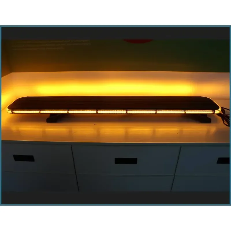 590mm 55W Car Truck Tow Roof Mount 12V 24V LED Warning Light Bar Strobe Emergency Flashing Beacon Lightbar