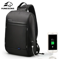 Kingsons Single Shoulder ipad bag Men  Waterproof Laptop Backpack 13/13.3 inch Mini School Bags for Boys