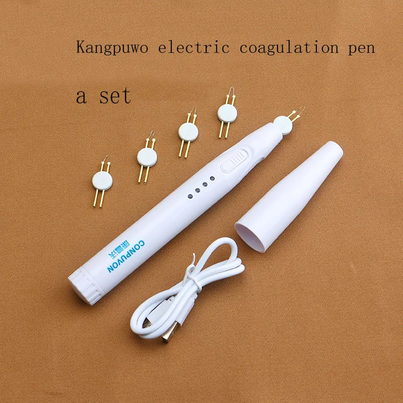 Kangpuwo portable electrocoagulation pen hemostatic device for surgery, plastic surgery, ophthalmology, electric cautery knife,