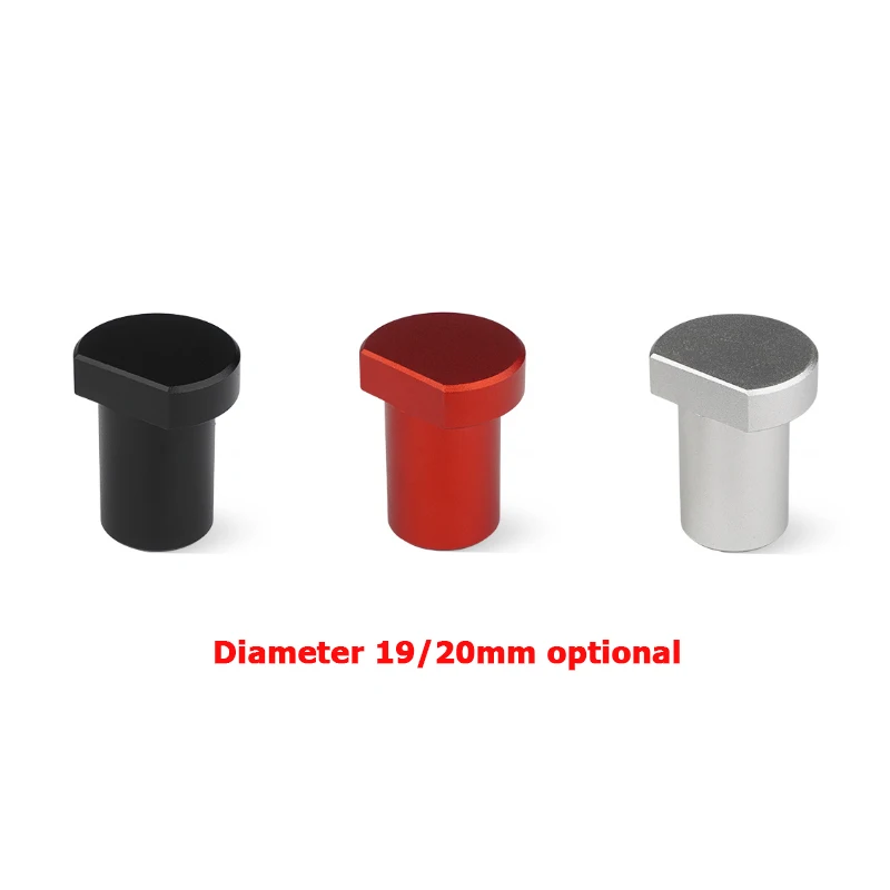 Pince d'arrêt en acier inoxydable pour chiens, établi de frein, Φ19/20mm, prise de rabotage de positionnement, outil essentiel pour le travail du bois, 4 pièces