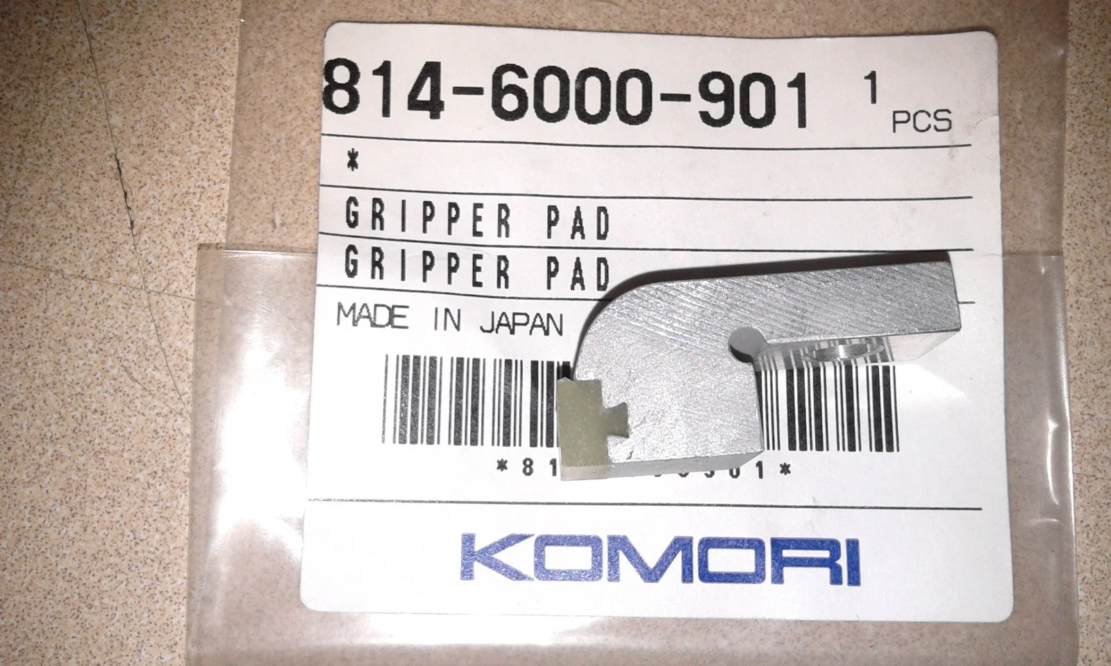 1 Pair ORIGINAL Komori Gripper PAD 814-6000-901 FOR KOMORI Parts
