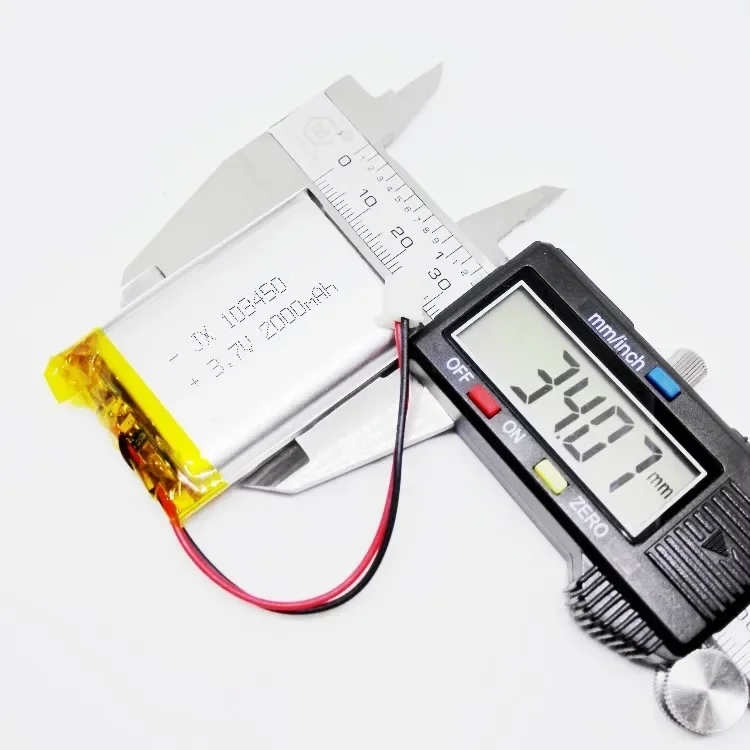 103450 полимерная литиевая батарея 3,7 В навигатор 2000 мАч большая емкость маленькая ткань жало машина для раннего образования история машина