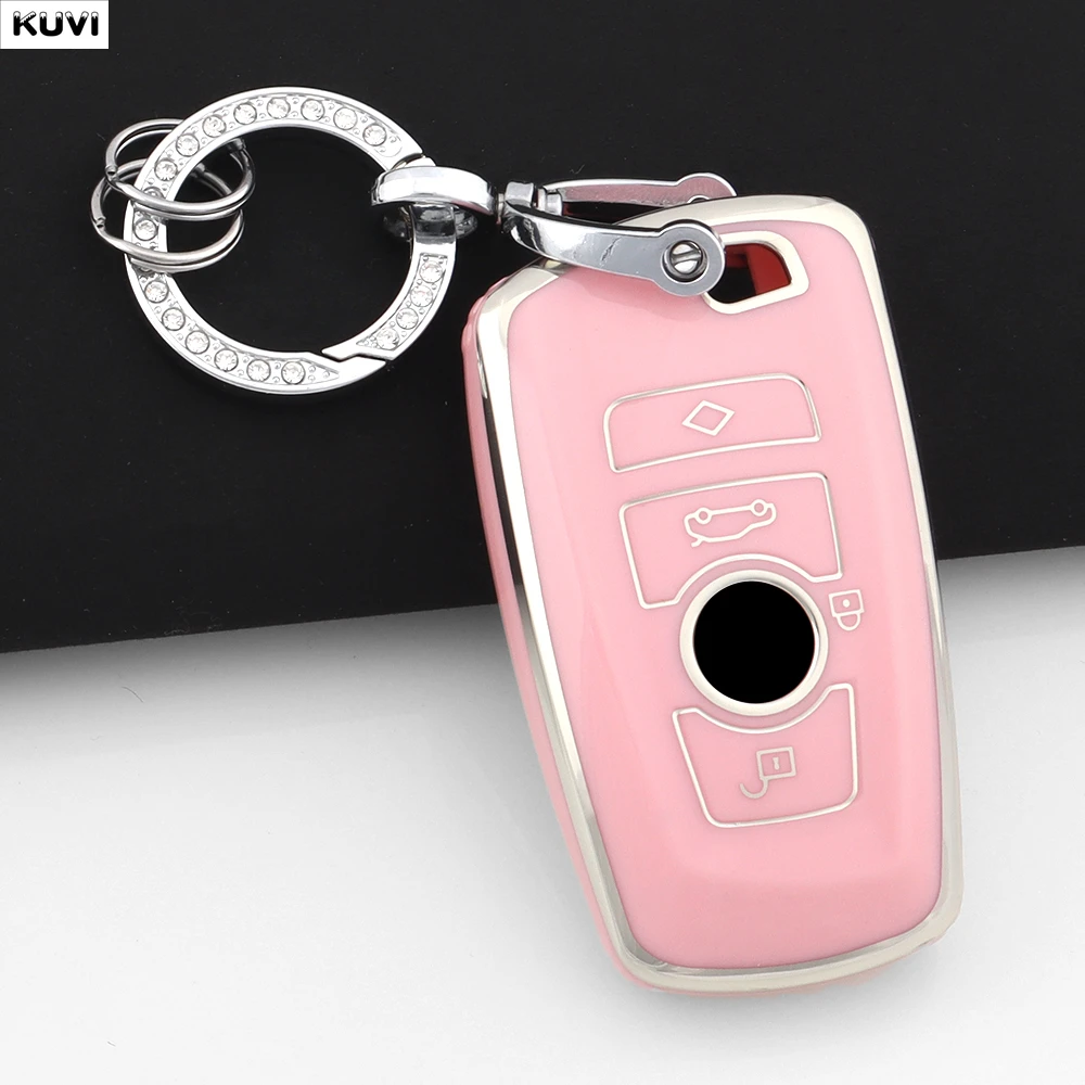 

TPU Car Remote Key Case Cover For BMW F20 F30 G20 f31 F34 F10 G30 F11 X3 F25 X4 I3 M3 M4 1 3 5 Series Fob Keychain Accessories