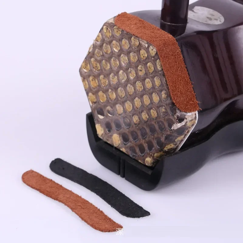 Cow PU Leather Erhu Protectors Corner Pieces Erhu Accessories DIY