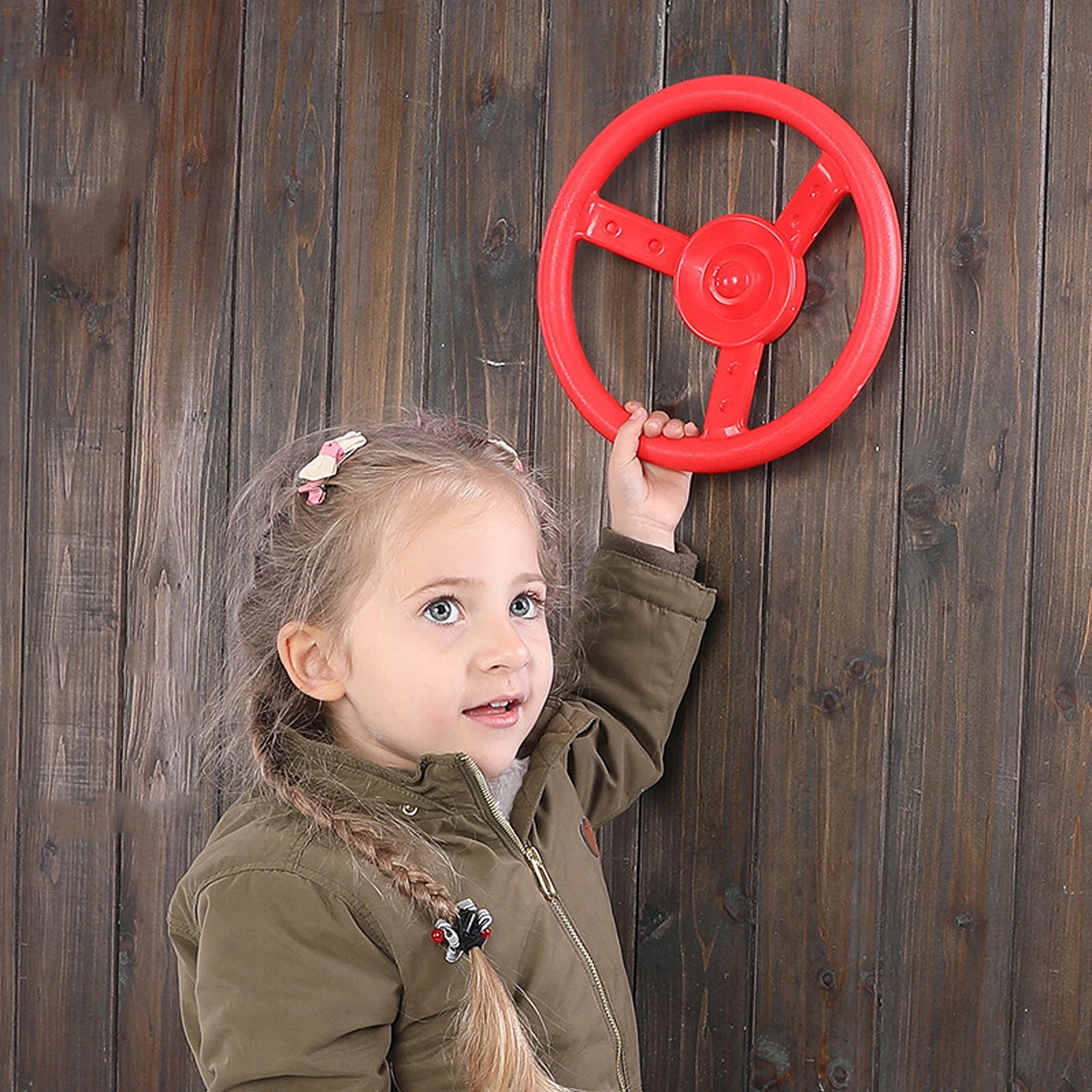 Grote ronde buitenschijf Plastic schommelzitje voor kinderen met gladde afwerking Recreatieve speeltuin voor kinderen - Schommel rond