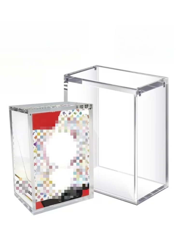 1/2 stks Acryl Kaart Opbergdoos met Magnetische Sluiting Stapelbaar voor 6 Booster Bundel Elite Trainer Kaarten/Trading Game Kaarten TCG - afbeelding 2
