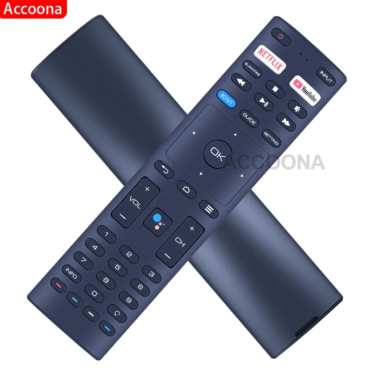 Remote control for KIVI 32H710KB 32F710KW 40F710KB 40U710KB RC20 Smart LCD LED HDTV TV