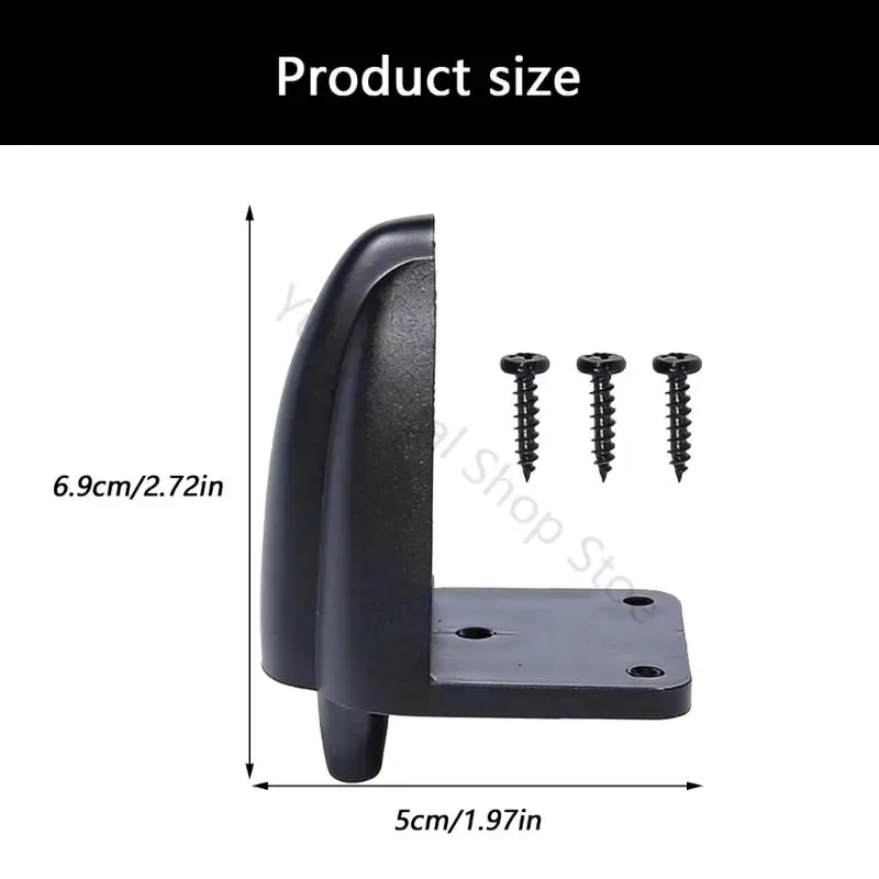 96BA 4er-Pack Studio-Monitor-Isolationsfüße reduzieren Verzerrungen, Desktop-Lautsprecherfüße, Riser, Ständer zur – Detail 6