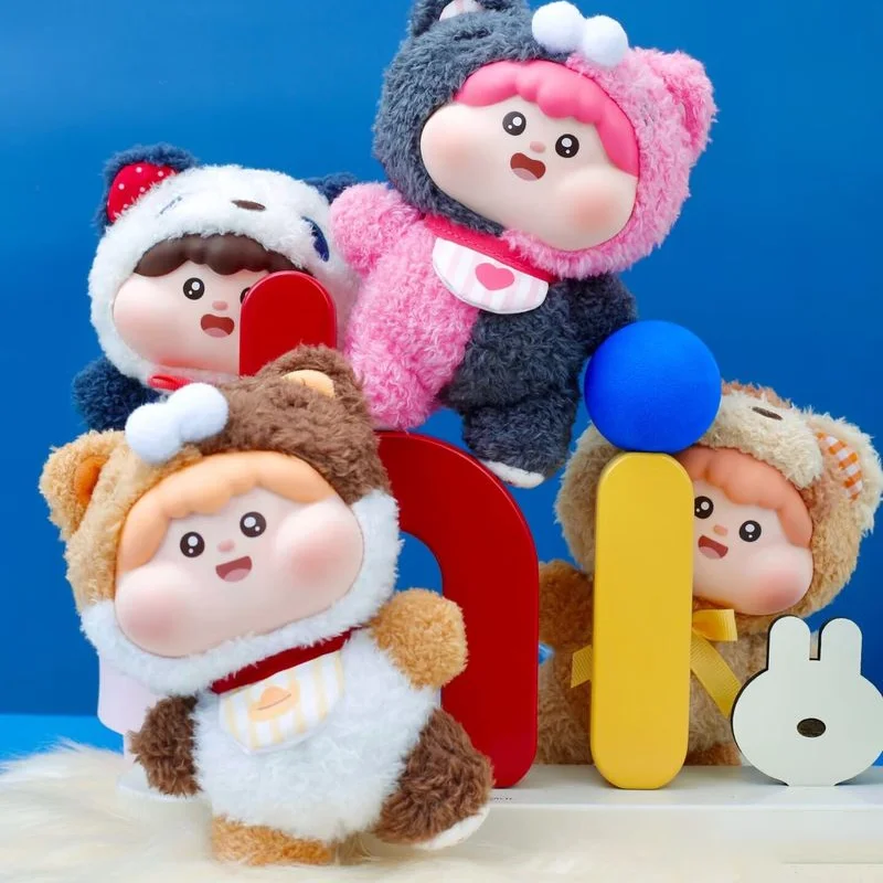 

100% Genuine Meatball Cotton Candy Little Treasure Series Blind Box Cute Vinyl Doll Backpack Pendant Kawaii Ornament Gifts