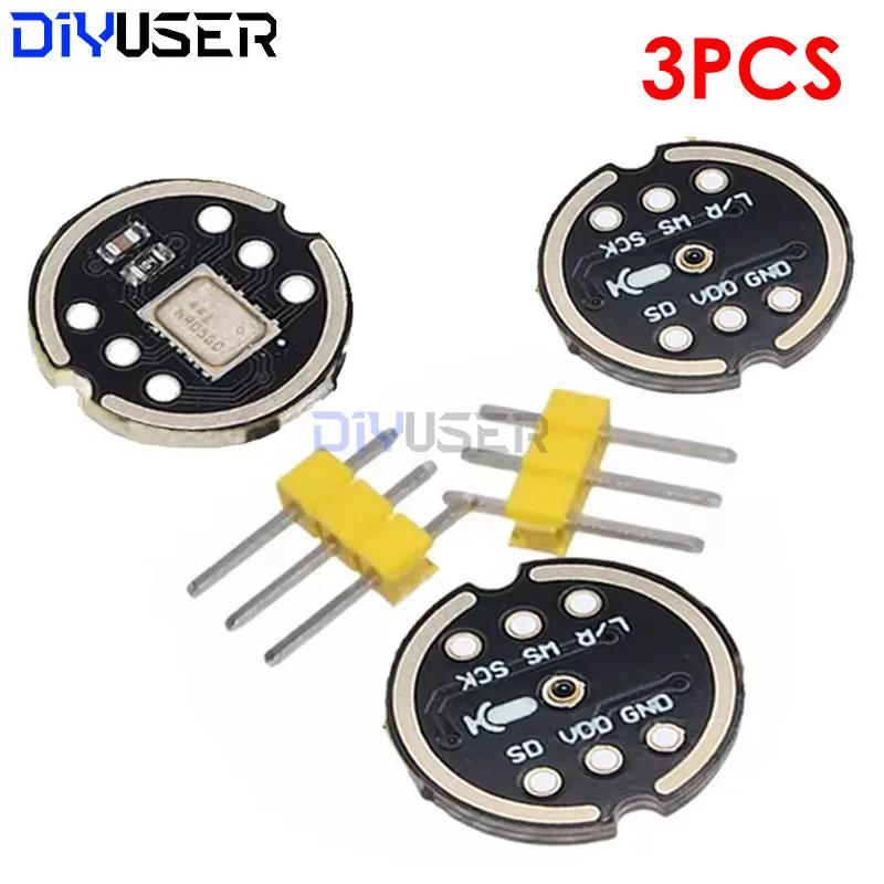 diyuser-3pcs-inmp441-mems-modulo-de-microfone-interface-i2s--omnidirecional-de-alta-precisao--compativel-com-esp32-arduino-de-baixa-potencia