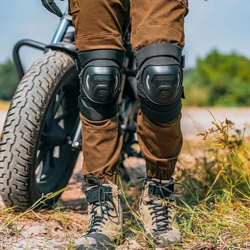 Motocross Knee Pads Anti-fall Protection Elbow Pads Night Reflective Racing Guards Protection for Cycling Sports Racing