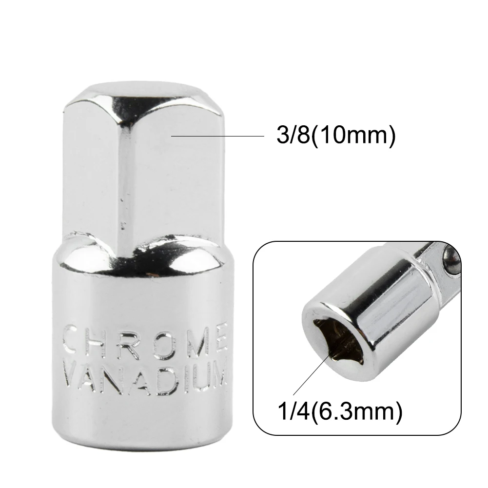 6 szt. Klucz grzechotkowy konwerter nasadowy Adapter głowicy tulejowej 1/2 "do 3/8" do 1/4" ze stali nierdzewnej do 1/4" do 1/2 "do 3/8"