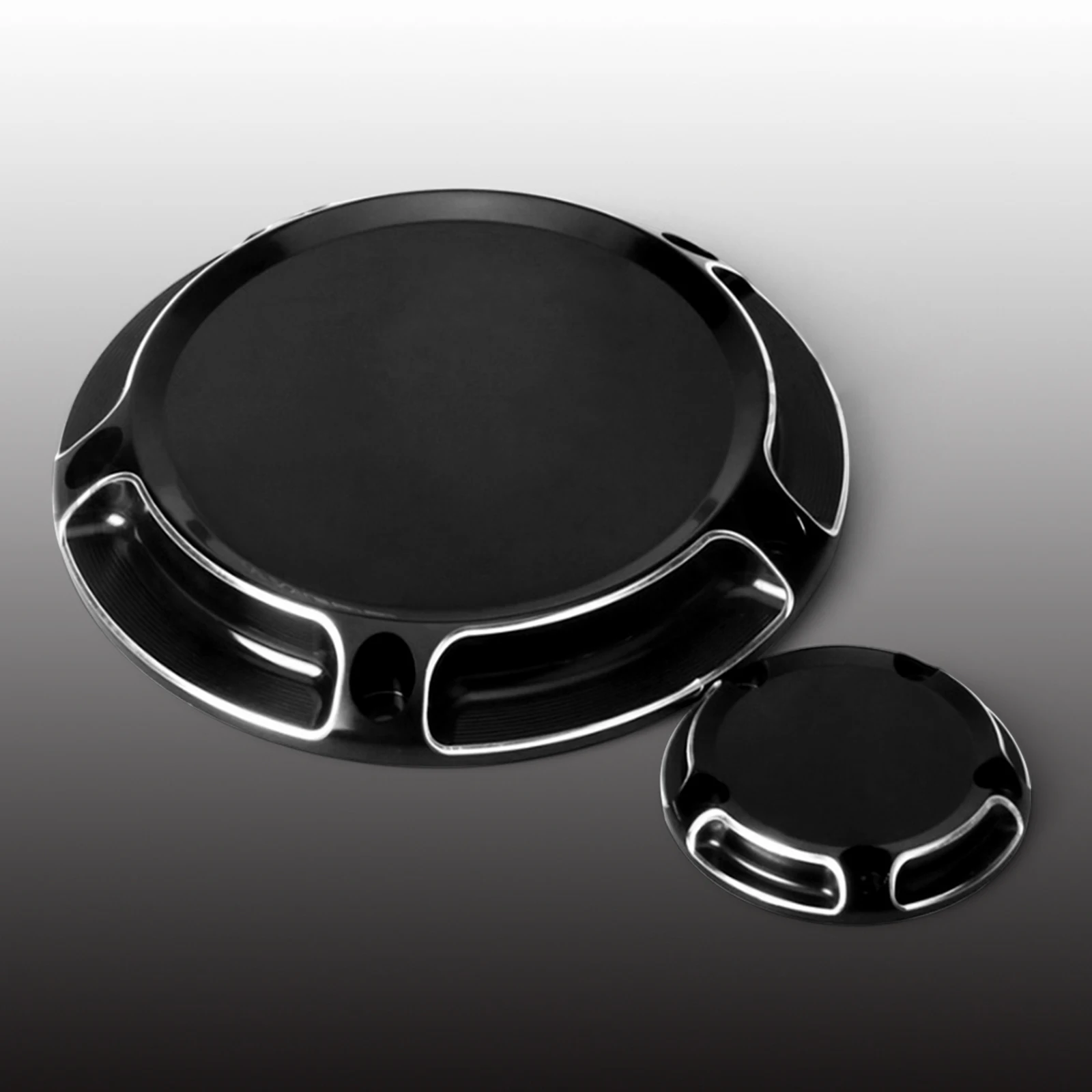 Soft Tail 99-17 Travel Street Glide Road King 99-15 Definition Engine Shroud 5 Hole Derby Shroud Timing Shroud