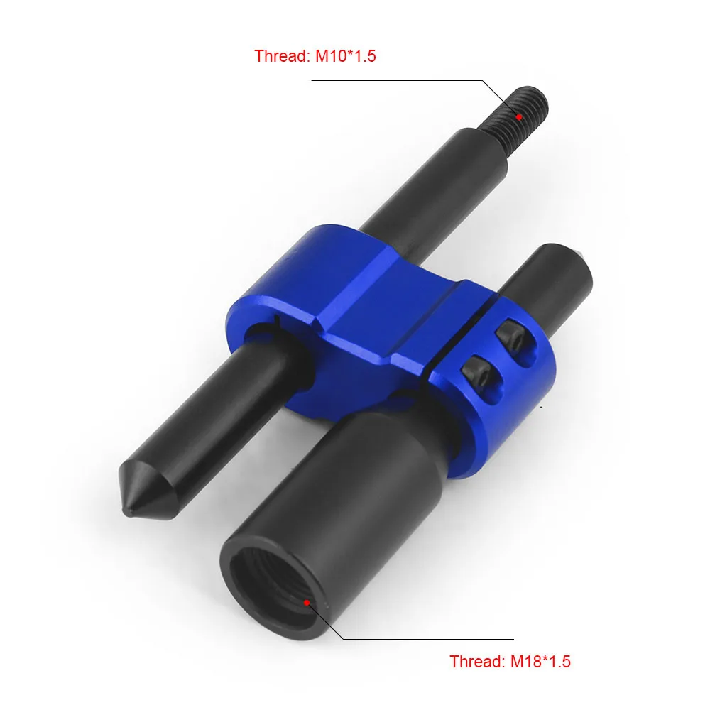 M10 * 1.5アルミニウム製シフトノブ延長用の調整可能なエクステンダーギアは、3つのアダプターを備えていますtt102604