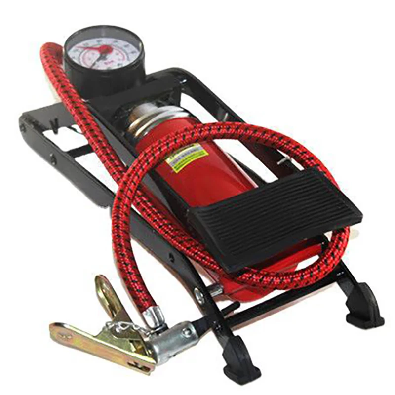 1Pc Tire Air Inflator Car Air Pump Foot Step Electric Vehicle Foot Pedal Pump Bicycle Universal Outdoor Bicycle Accessories