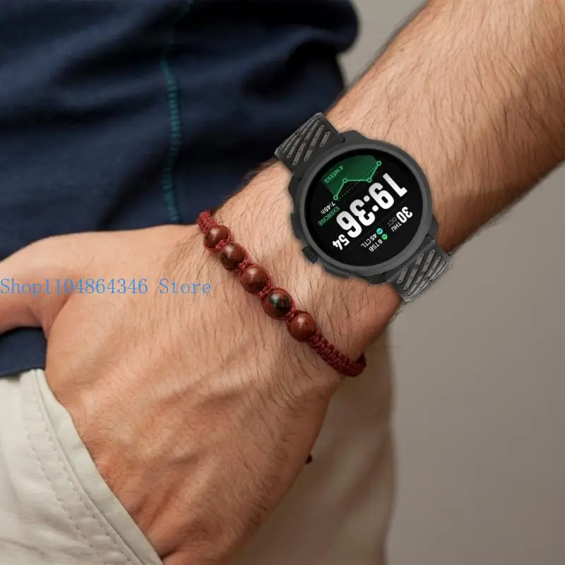 652F Versatile 22mm Silicone Wristband Adjustable Fit Water Resistant Lightweight Band Waterproof Sports Straps for Race2