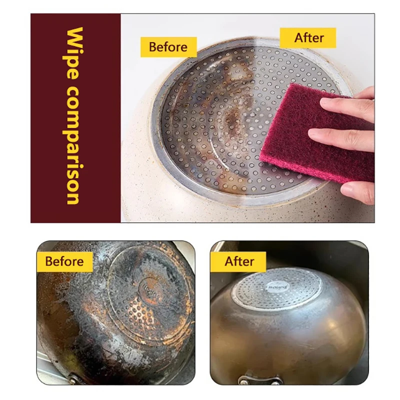 1Meters/Roll Magic Sponge Eraser Carborundum Removing Rust Cleaning Brush Descaling Clean Rub for Cooktop Pot Kitchen Sponge