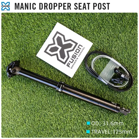 X-fusion Manic MTB Dropper Seatpost 31.6MM 125mm Internel Cable