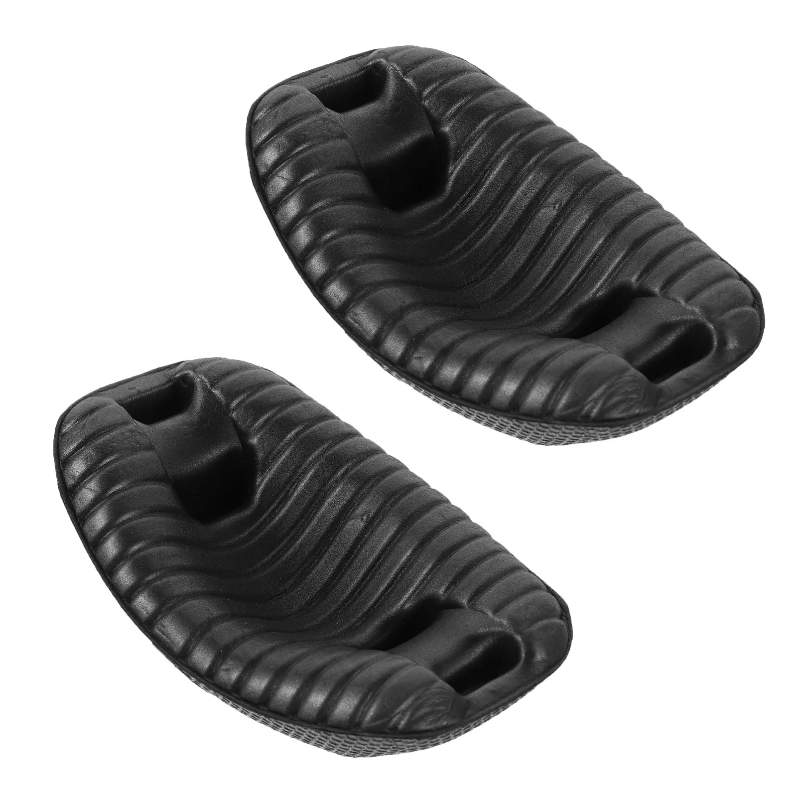 

2Pcs Chin Cup for Ice Hockey - Ergonomic High-Rebound Sponge Chin Pad Protector Comfort Fit Quick-Attach for Football