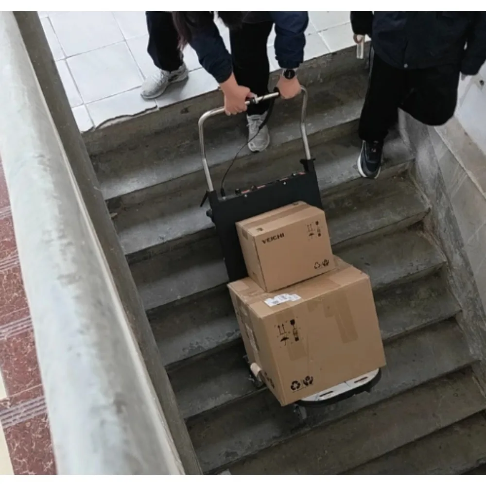Electric automatic up and down crawler stair climbing machine 6