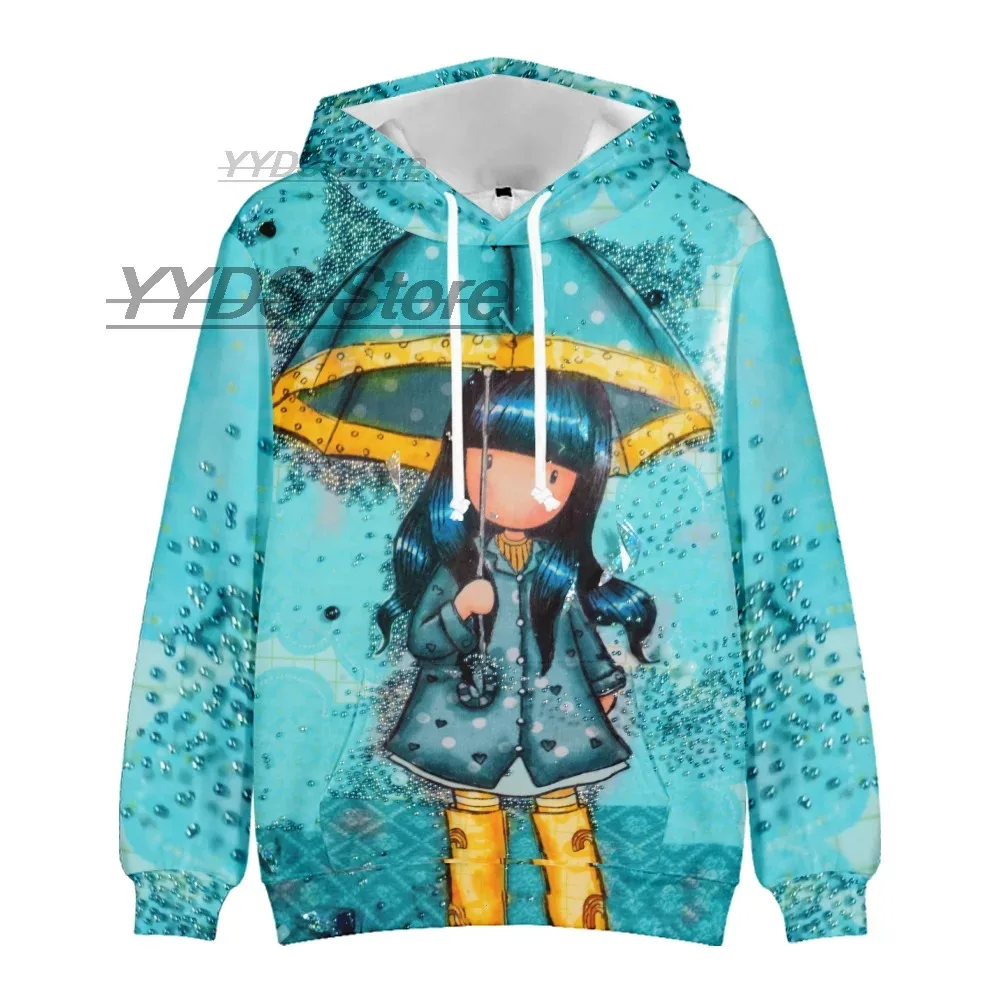 

Gorjuss 3D printed children's hoodie, boy sweater, girl sweater, casual streetwear, children's clothing, new fashion, autumn,