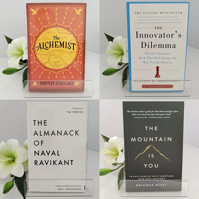 The Mountain Is You&The Almanack of Naval Ravikant&The Innovator's Dilemma&The Alchemist English Books Hot Selling Books Livros