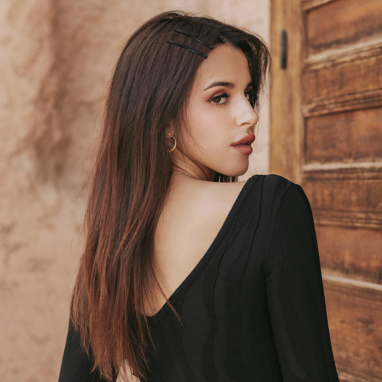 

50pcs Metal Clips 2.4Cm Non-Slip Strong Metal Clips For Crafts Hold Hair Barrettes For Women Craft Materials Hair Styling Tools