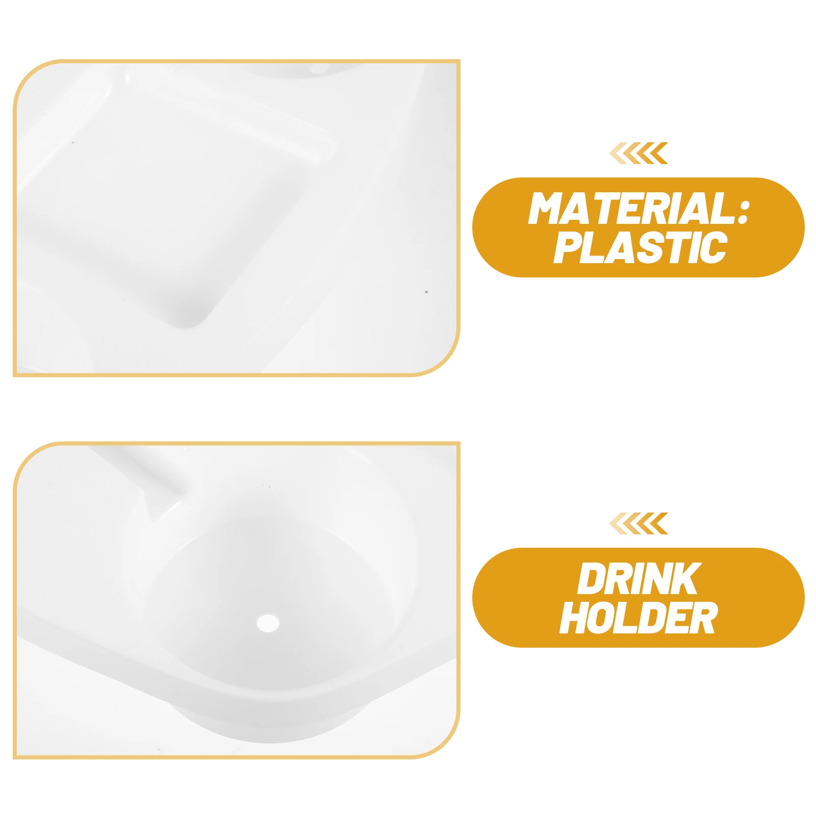 

Table Tray Cup For Beach Pool Camping Plastic Outdoor Umbrella Tray Snack Compartment Drink Holder For Umbrella Stand